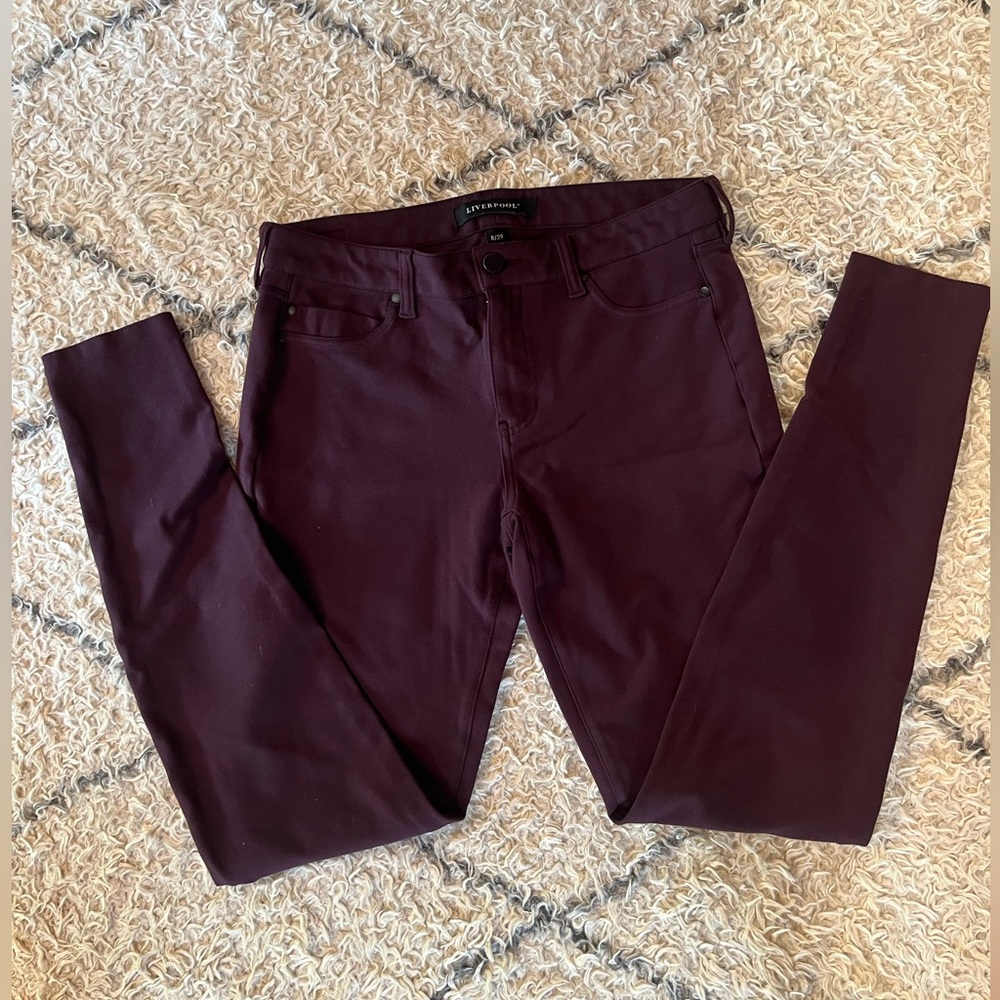 Liverpool Women's Aubergine Skinny Jeans